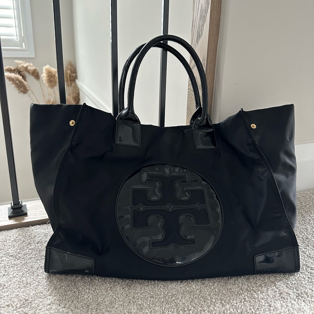 Tory Burch ELLA Nylon Patent Tote